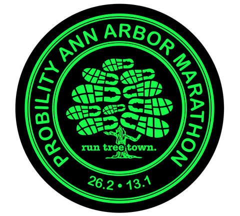 Probility Ann Arbor Marathon Logo Decal
