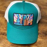 Women Run the D Trucker Hat with Patch