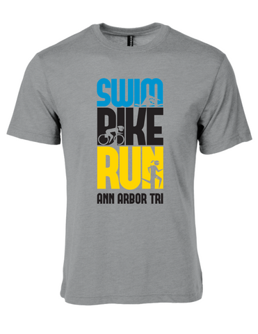 Ann Arbor Tri: Swim • Bike • Run T-shirt