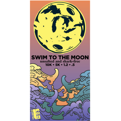 Swim to the Moon Towel