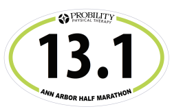 13.1 Decal, Ann Arbor Marathon